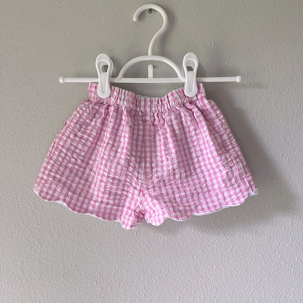 Little English Scalloped Hem Shorts - 4T